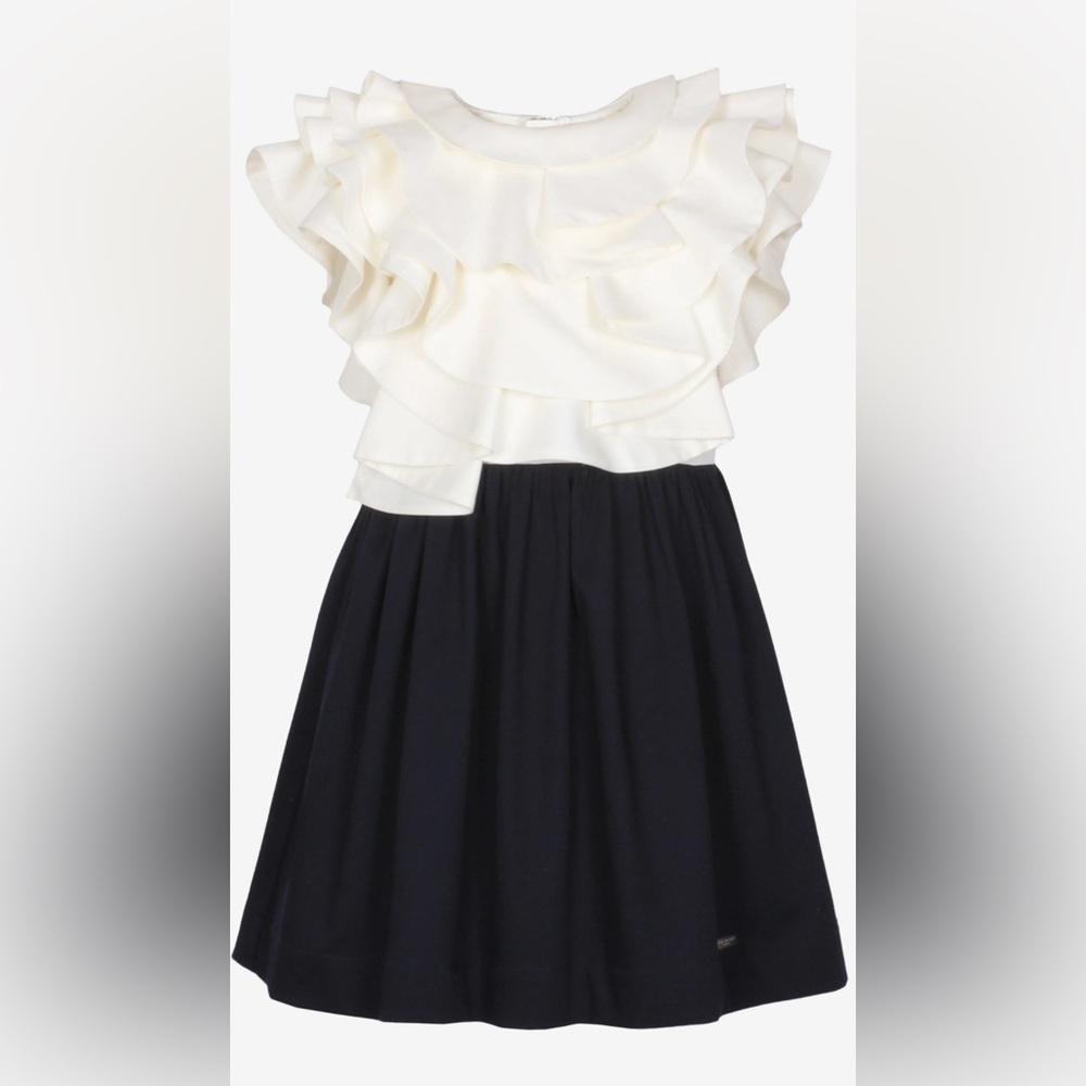 NEW Jessie And James London Girls Glissage Dress in Navy 14Y
